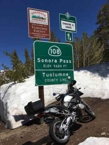 sonora pass sign